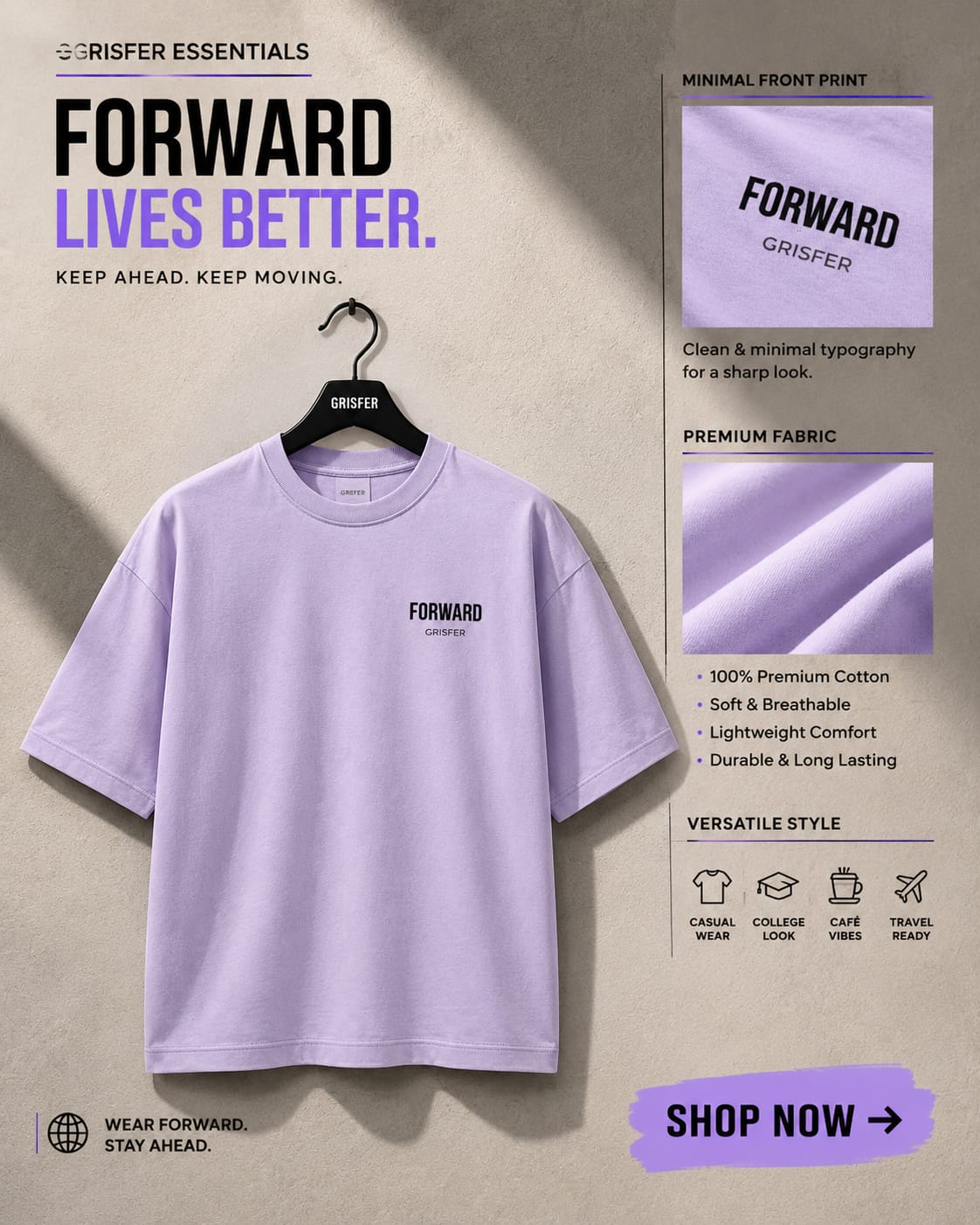GRISFER oversized T-shirts collection